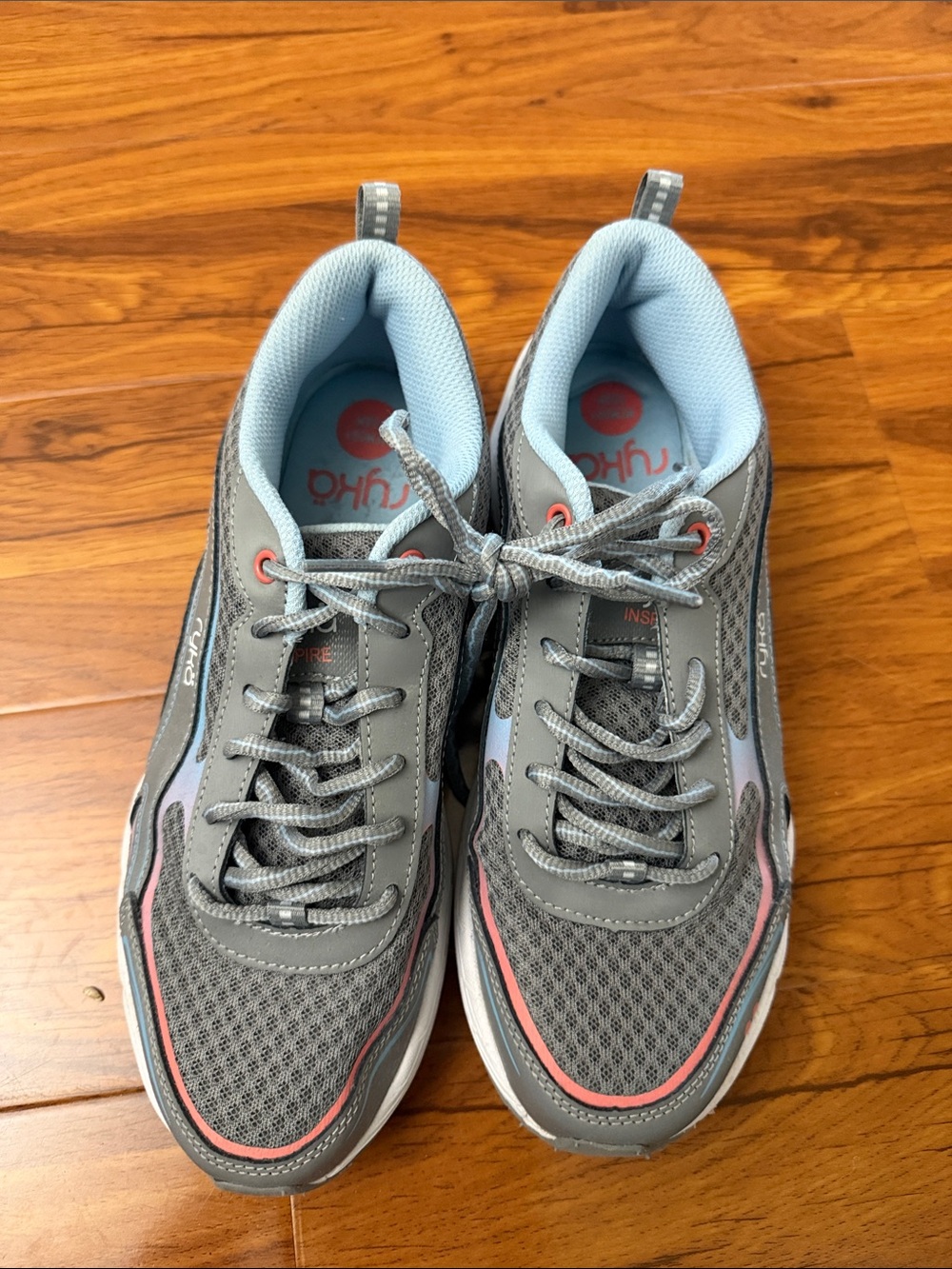 Ryka Gray and Pink Women's Athletic Sneakers